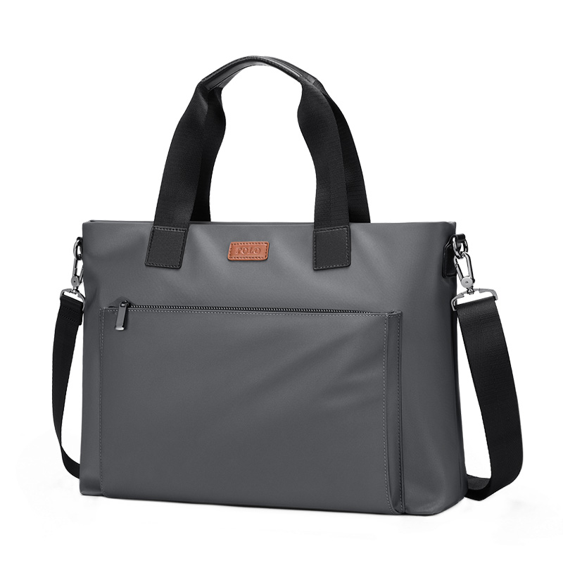 Папка для документов мужская POLO Tubas черная/серая