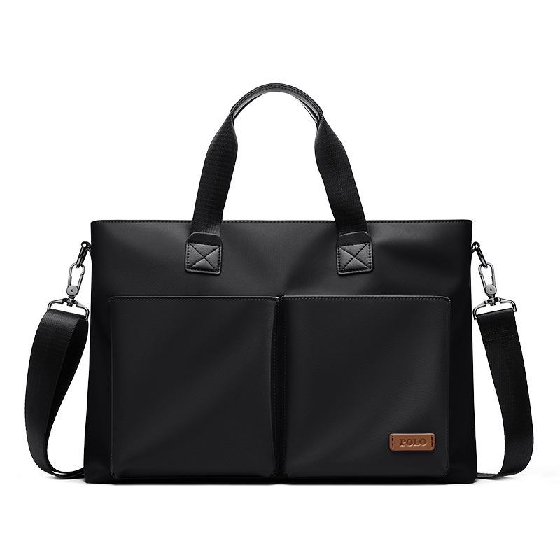 Папка для документов мужская POLO Tubas черная/серая