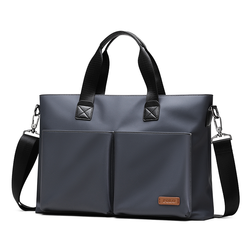 Папка для документов мужская POLO Tubas черная/серая