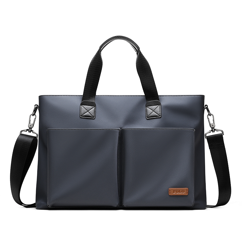 Папка для документов мужская POLO Tubas черная/серая