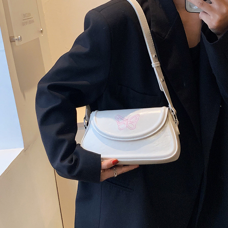 Сумка женская JANE KLAIN JK-BA1586 белая, розовая, черная