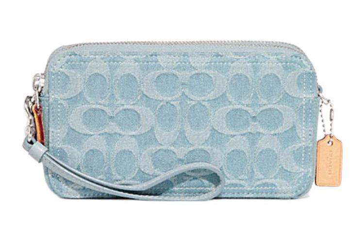 Сумка женская COACH Kira Camera Bag голубая