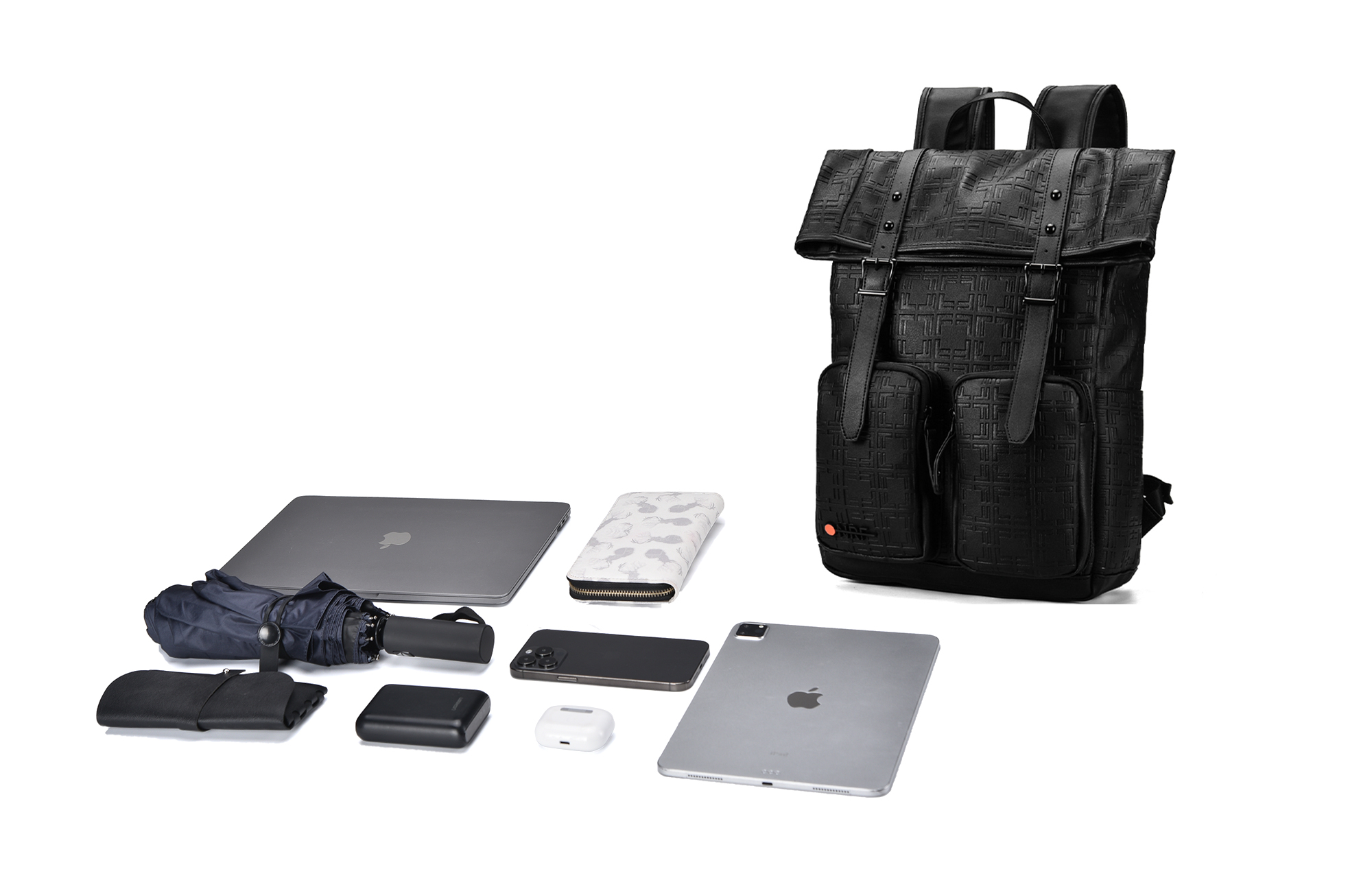 Сумка для ноутбука унисекс ONRF Tubas черная