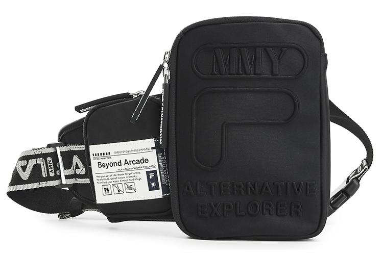 Сумка мужская FILA Jet Black 1851805 маленького размера