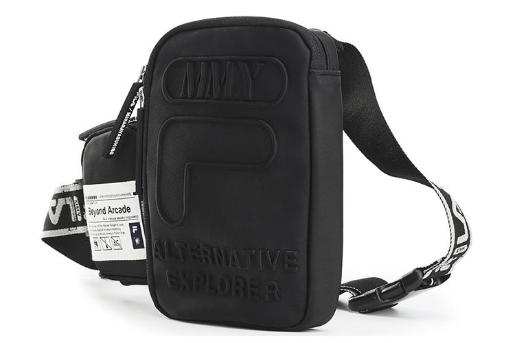 Сумка мужская FILA Jet Black 1851805 маленького размера