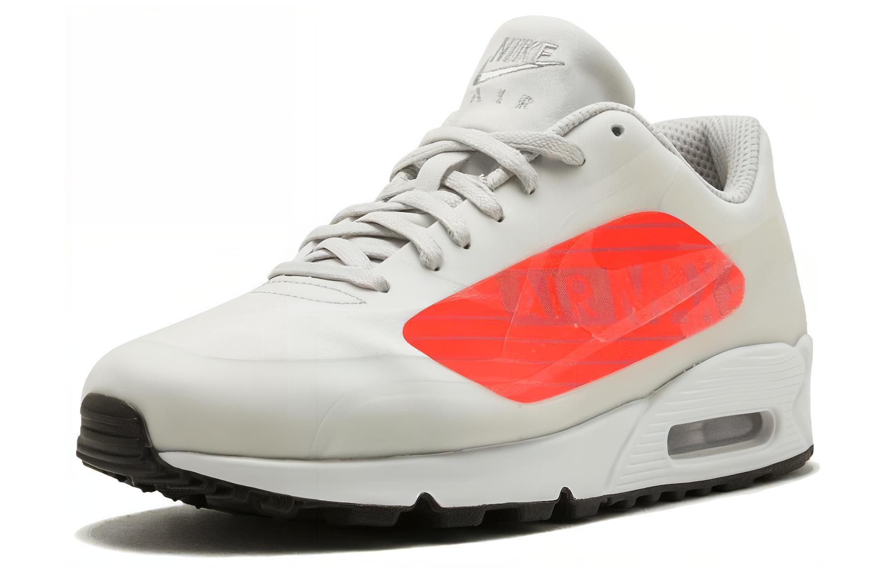 Кроссовки мужские Nike Air Max 90 NS GPX Big Logo белые-оранжевые, 42.5 EU