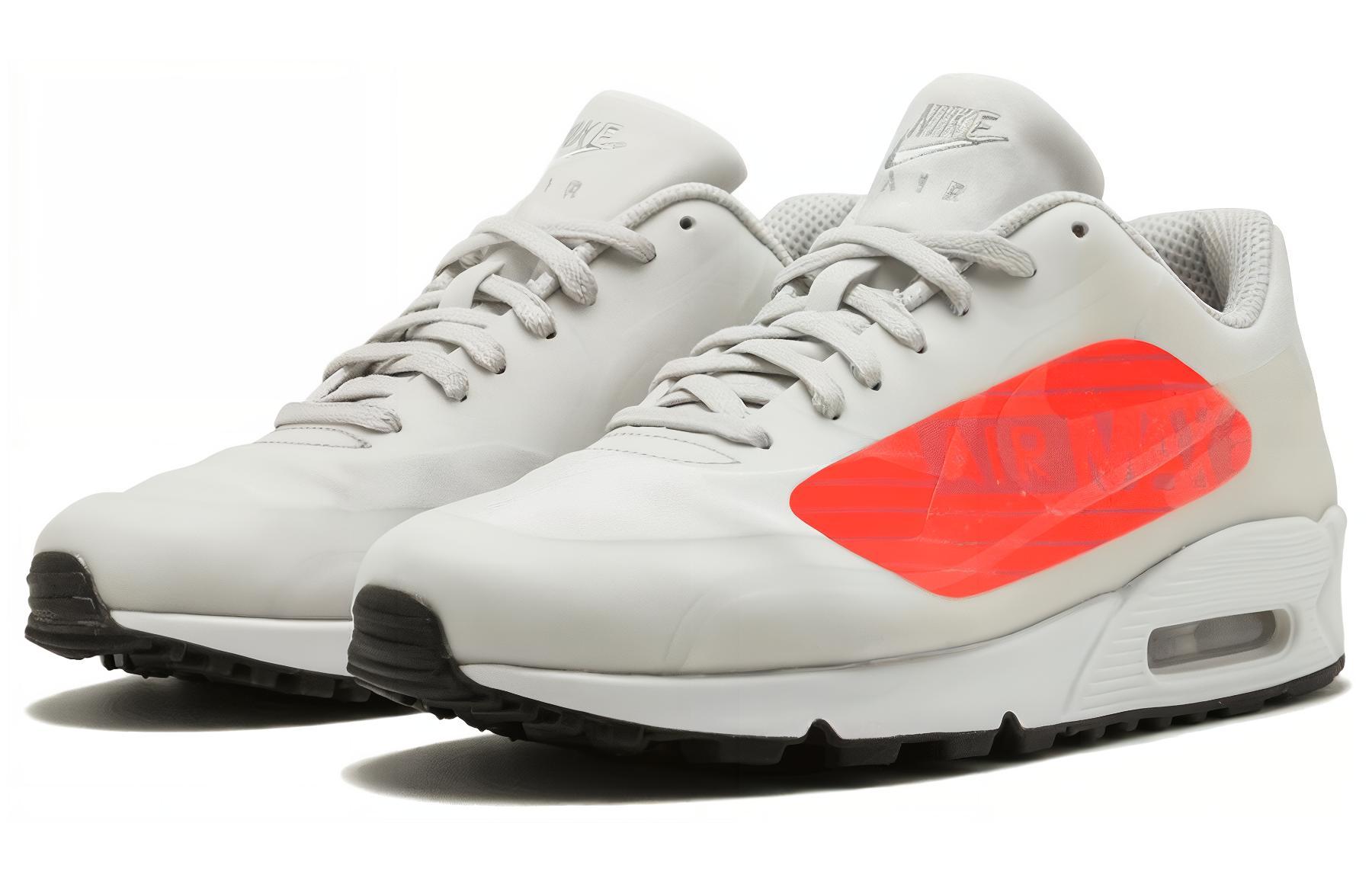 Кроссовки мужские Nike Air Max 90 NS GPX Big Logo белые-оранжевые, 42.5 EU