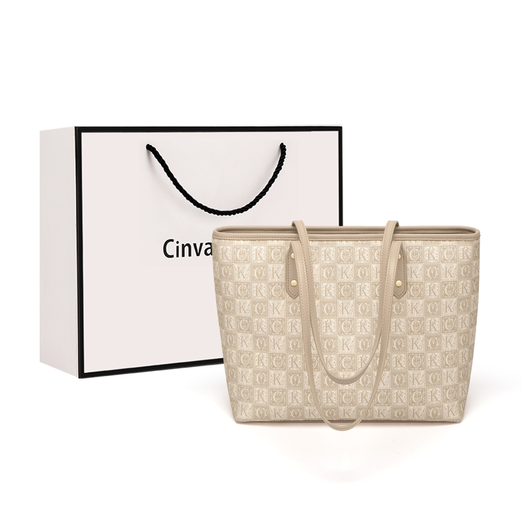 Сумка женская CinvaiKrose A195308B6878 серо-хаки (цвет: linen gray