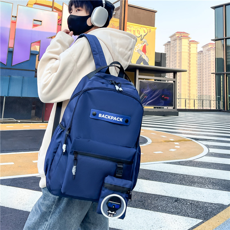 Рюкзак мужской BESSIO Oxford серый, черный, синий