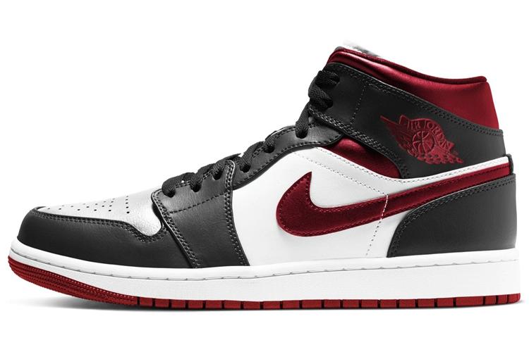 Кроссовки мужские Air Jordan 1 Mid черные, 44.5 EU