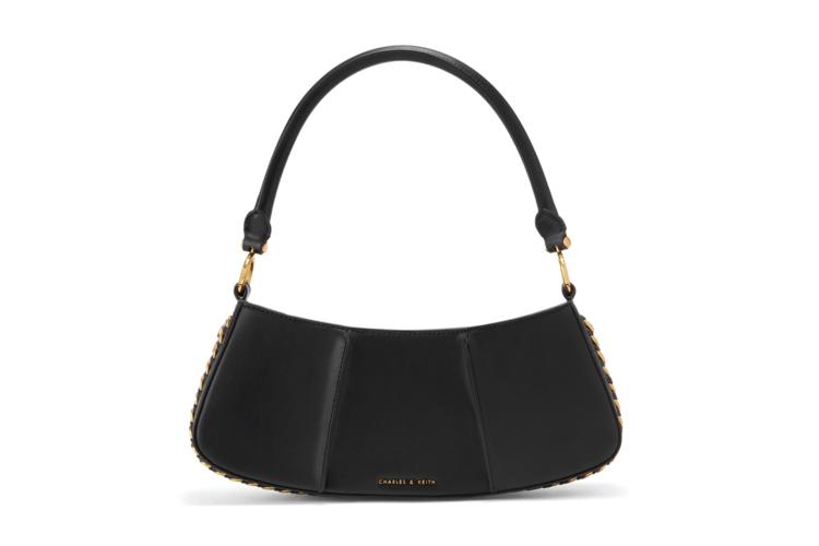 Сумка женская CHARLES&KEITH CK2-20270969 желтая/шоколадная/черная, M EU