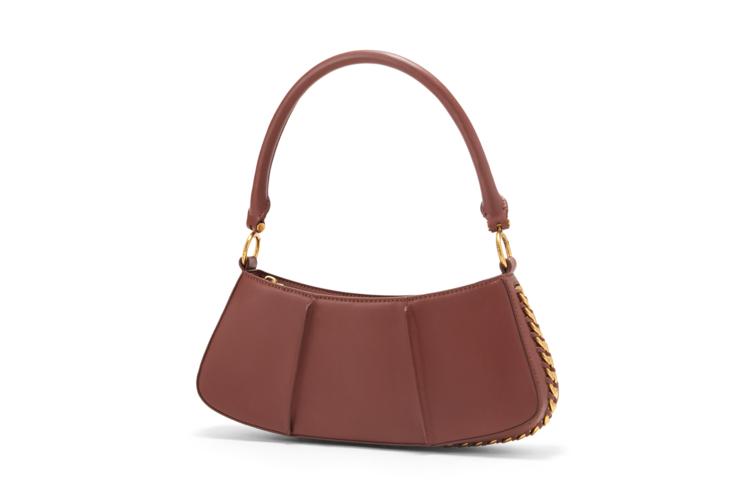 Сумка женская CHARLES&KEITH CK2-20270969 желтая/шоколадная/черная, M EU