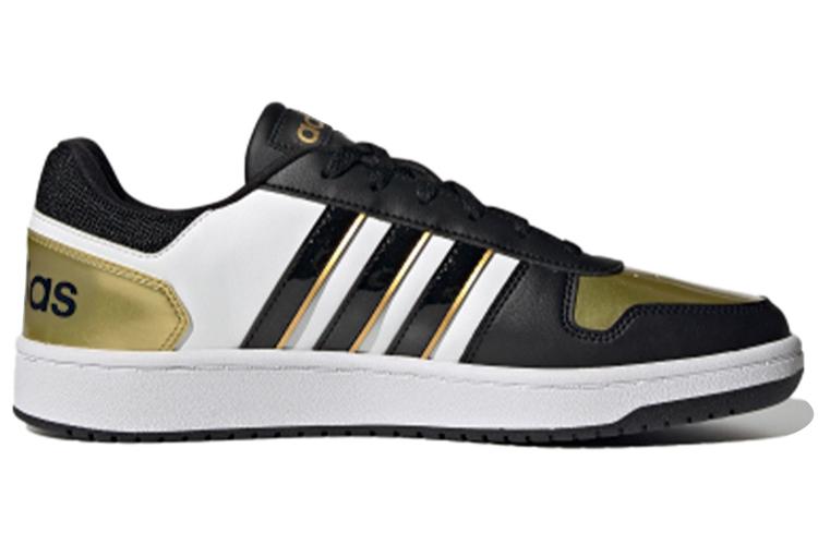 Баскетбольные кроссовки мужские Adidas Hoops 2.0 черные, 44 EU