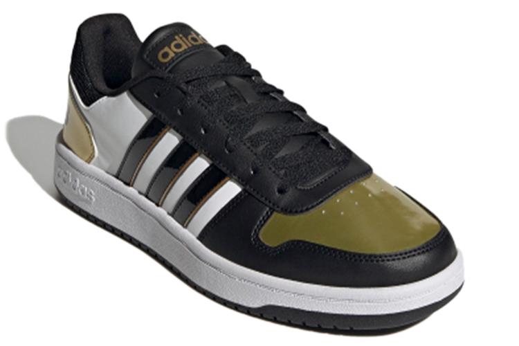 Баскетбольные кроссовки мужские Adidas Hoops 2.0 черные, 44 EU