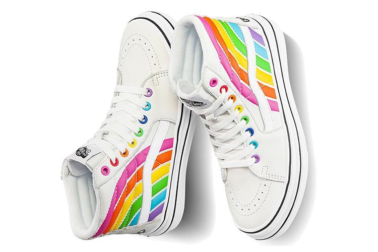 Кроссовки мужские Vans SK8-Hi Rainbow, 38 EU