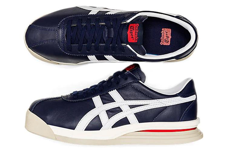 Кеды унисекс Onitsuka Tiger Corsair Ex темно-синие, 39 EU