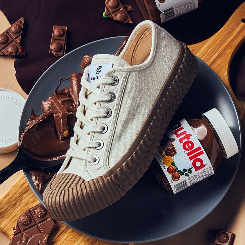 Кеды унисекс Excelsior EF_M6017CV_WN, белый/кофейный, 39 EU