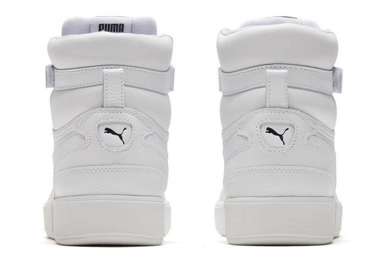 Кеды унисекс PUMA Sky Lx Mid белые, 35.5 EU